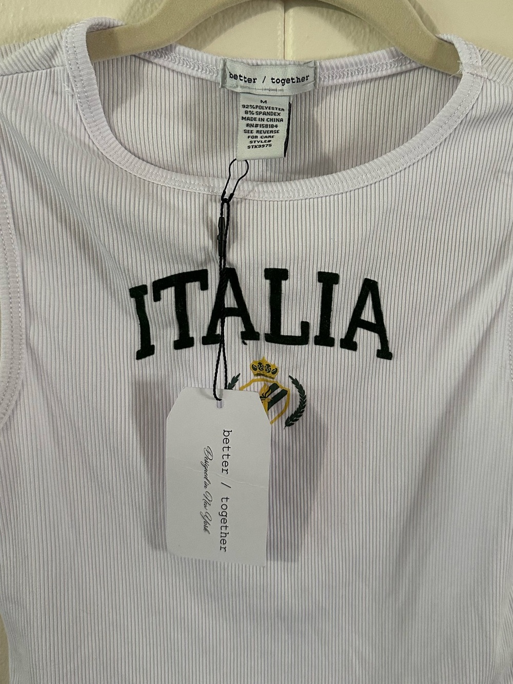 Better/Together Italia Crop Tank NWT - Picture 4 of 5